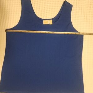 Chico's Vibrant Blue Sleeveless Top